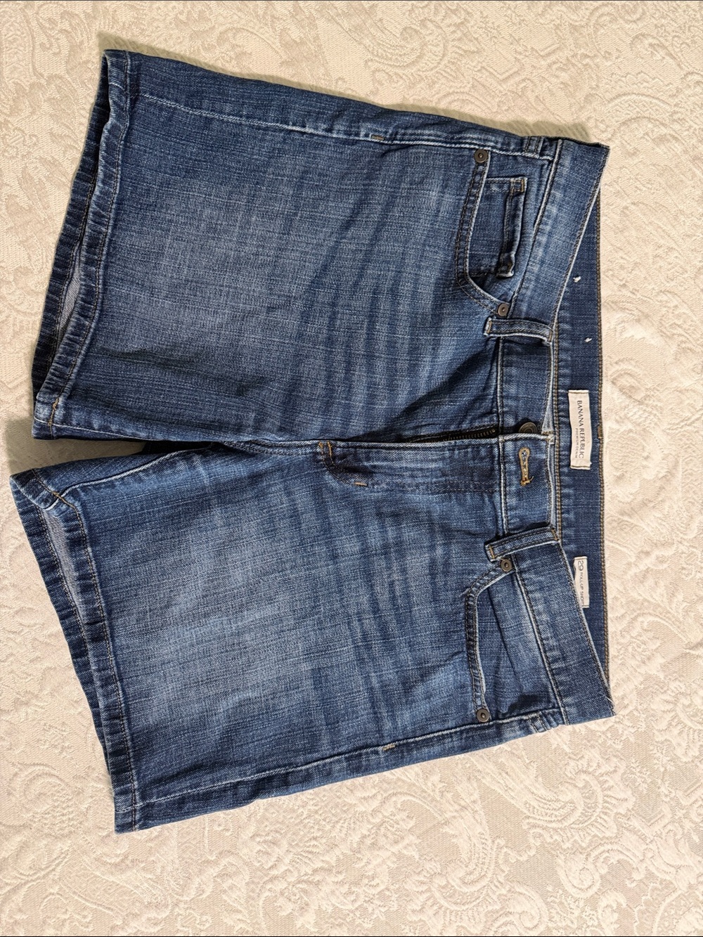 Banana Republic Dark Blue Denim Jean Shorts